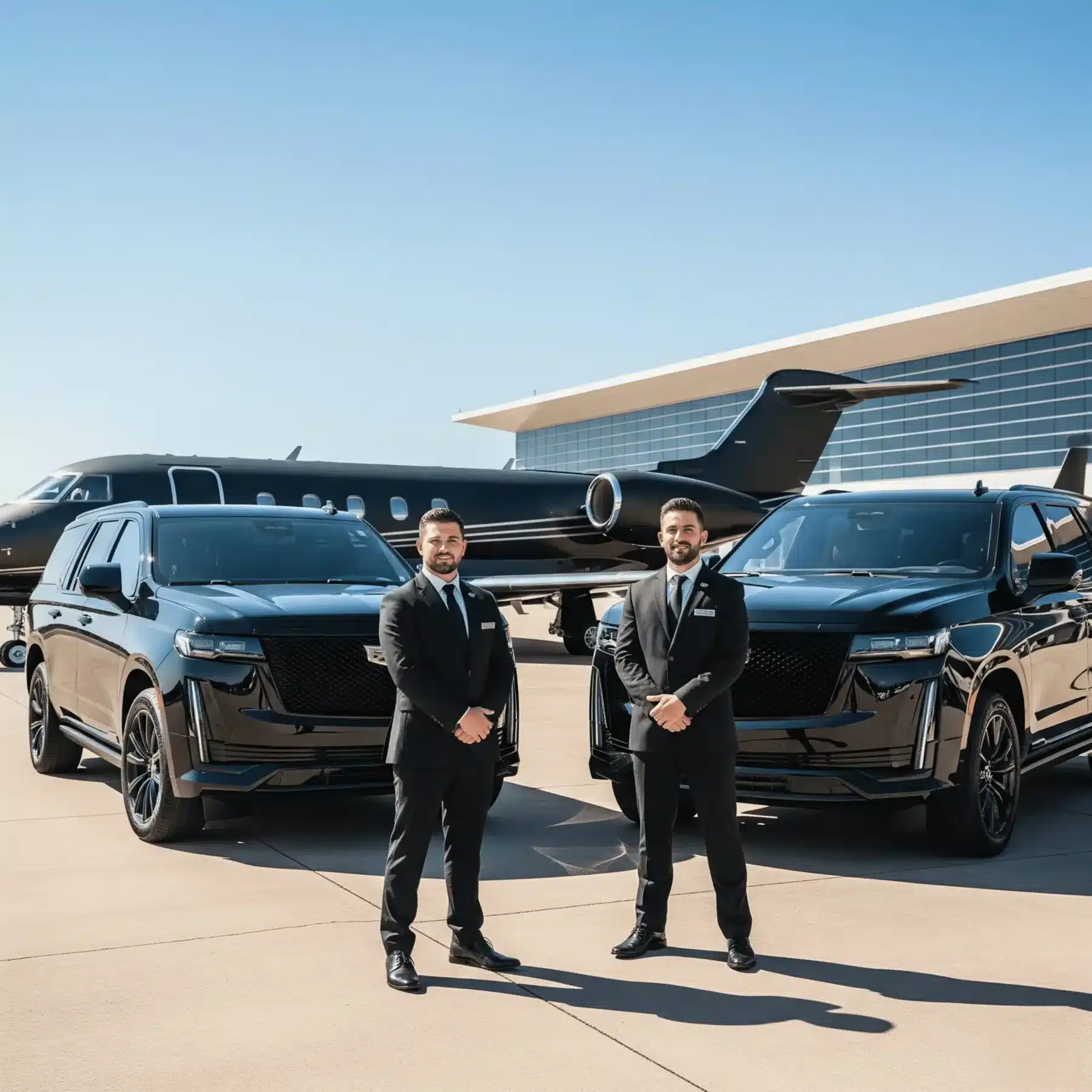 Royal Limos Co chauffeur with a luxury limousine in Austin
